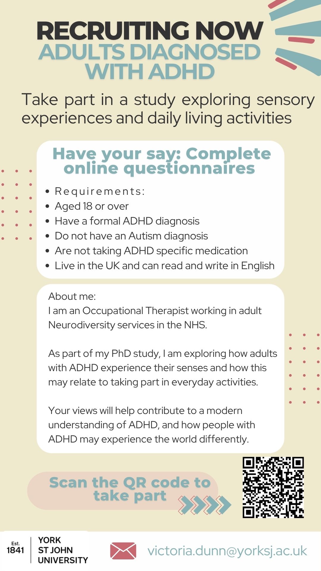 Research into ADHD and Sensory Processing
